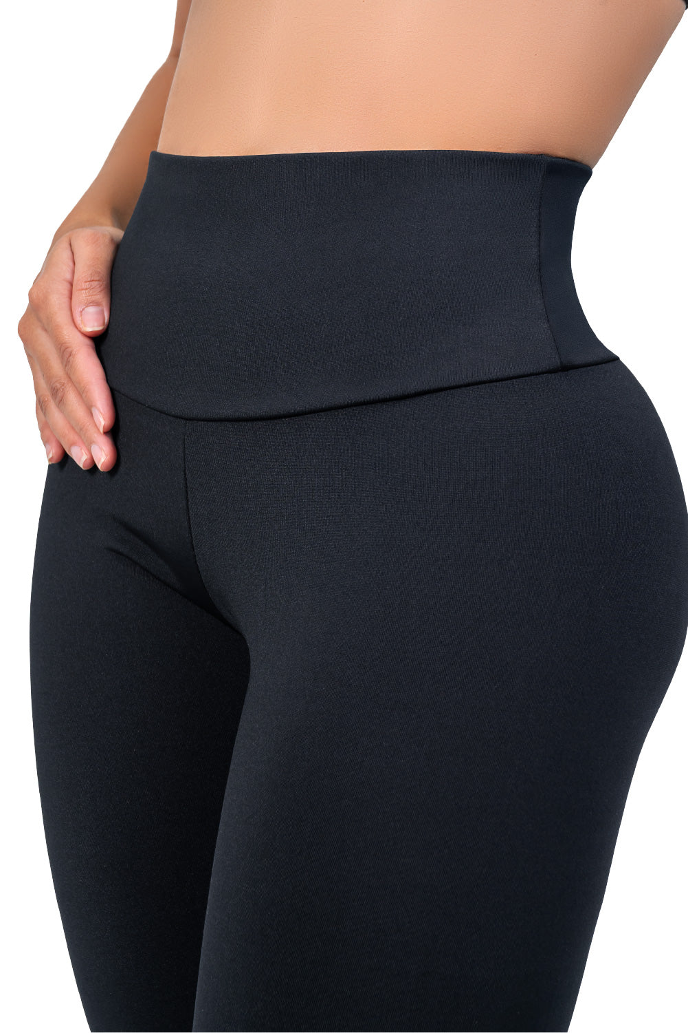 Leggings ESSENTIALS BLACK SMI0079 con faja interna y lifting extra